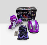 Inline Skate Shoes with Lights – Size 31–34 – 6 Assorted