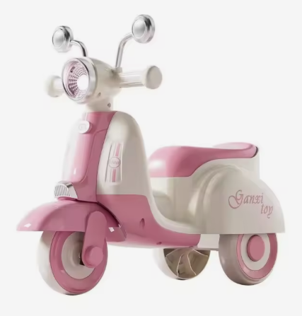 Baby Ride-On Toy with Flashing Lights – 4 Assorted Designs - product view 2