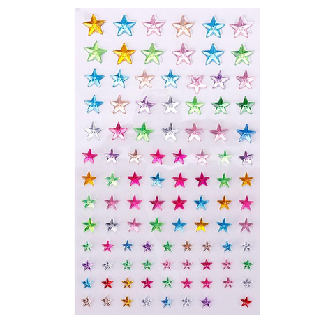Crystal Star Rhinestone Stickers (Assorted, Sold As Single)