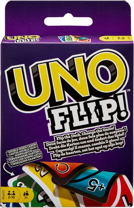 UNO Flip 2–10 Players (Ages 7+)