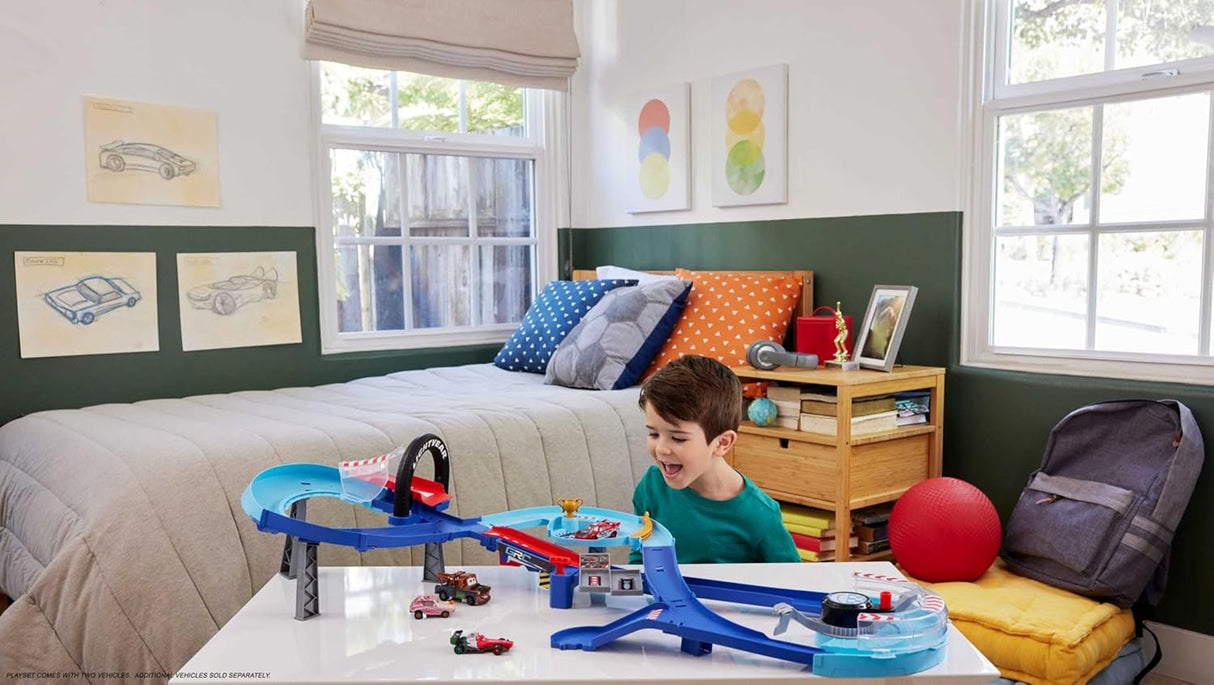 Disney Pixar Cars GRC Jumping Raceway Track Set