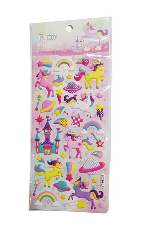 Unicorn Foam Sticker