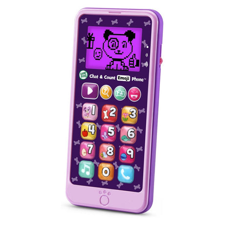 Leapfrog Chat And Count Emoji Phone Purple