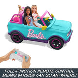 Barbie HOT WHEELS Battery-Powered RC SUV Vehicle Blue