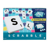 Mattel Scrabble Original Refresh 2 Games in 1