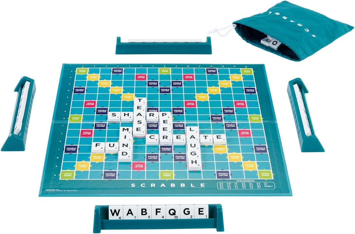 Mattel Scrabble Original Refresh 2 Games in 1