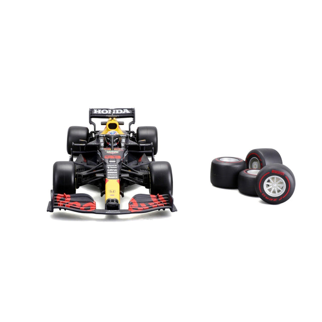 BBURAGO Red Bull Toy Tyre Changing Racing Car
