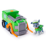 PAW Patrol Rocky’s Transforming Recycle Truck with Pop-out Tools and Moving Forklift for Ages 3 and up
