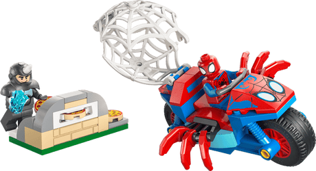 LEGO Marvel Spidey on his Motorcycle vs. Rhino 11206 Building Kit 61 Pieces