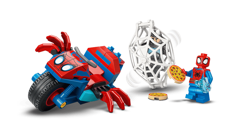 LEGO Marvel Spidey on his Motorcycle vs. Rhino 11206 Building Kit 61 Pieces