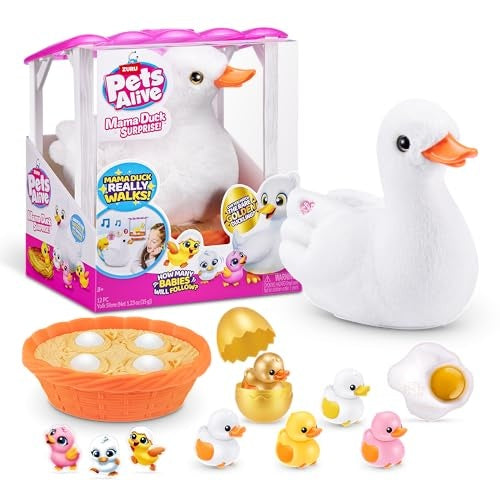 Links to Zuru Pets Alive Series 1 Mama Duck Surprise Interactive Toy by zuru-pets-alive-series-1-mama-duck-surprise-interactive-toy