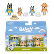 Beach Dad Mum Bluey & Bingo Mini Figure 4-Pack (Family Trip)