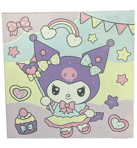 Kuromi Diamond Painting Set 30×30 cm