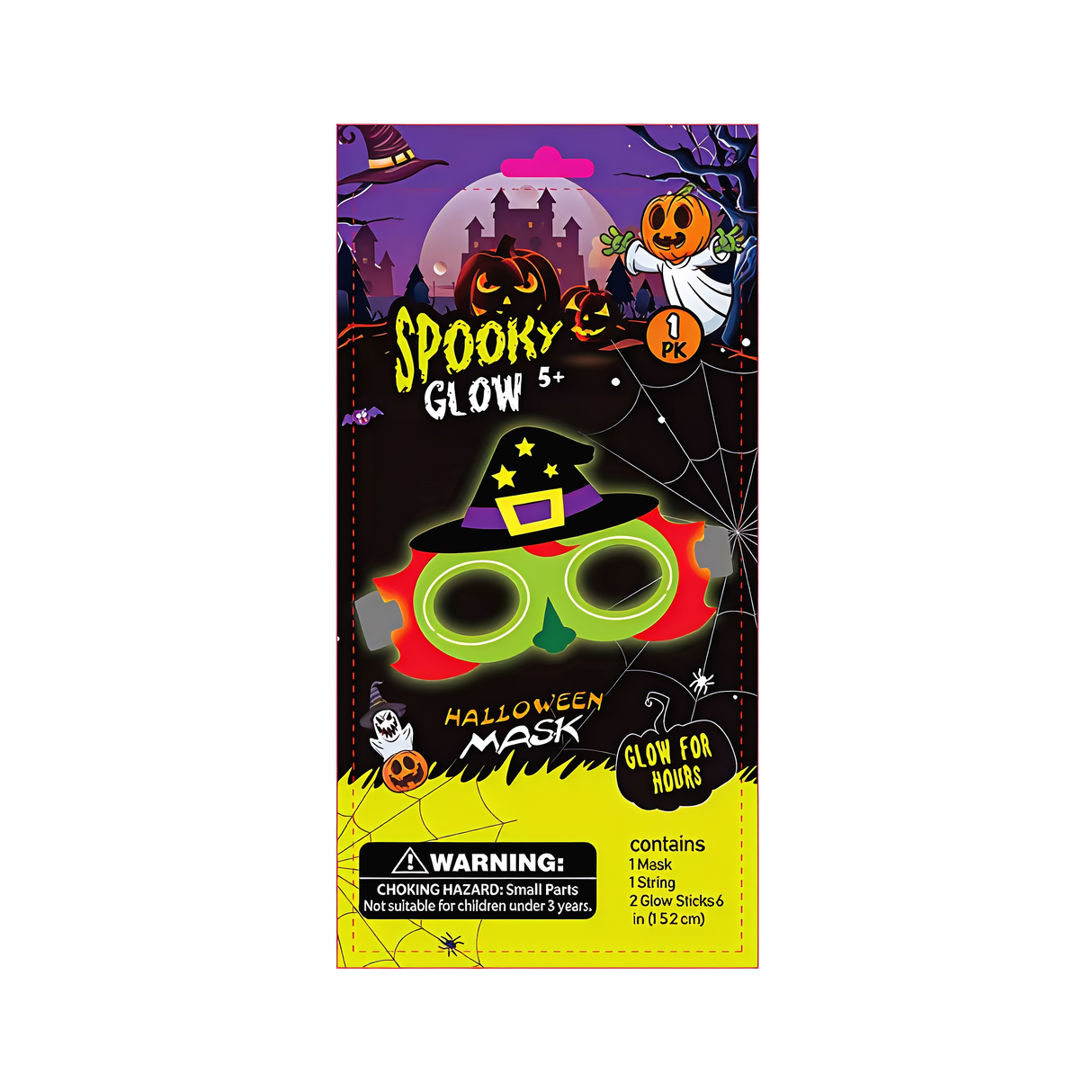 Spooky Glow Halloween Mask