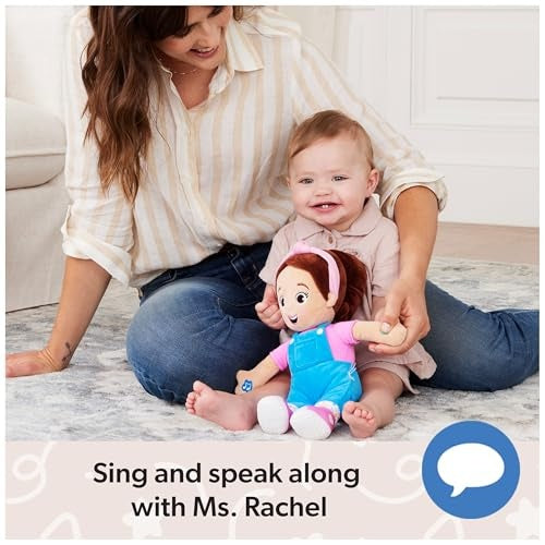 Ms. Rachel Official Speak Sing Doll - Multi Color