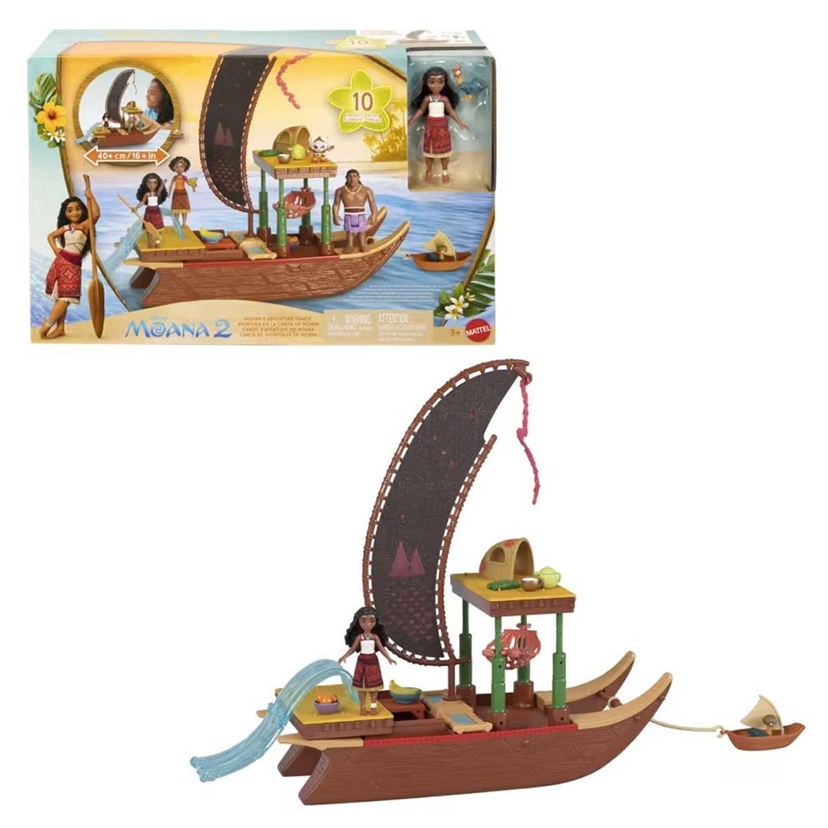 Moana 2 Moana Adventure Canoe Playset