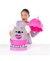 Rainbocorns Eggzania Fairy Mania - Magical Fairy Unicorn Egg Surprise with 25+ Glittery Accessories, Wings, and Mini Pet - Assorted