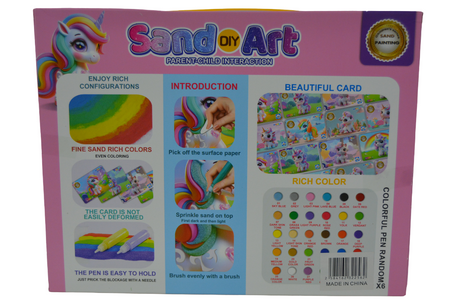 Sand Art Set Unicorn