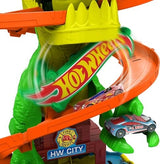 Hot Wheels City T Rex Blaze Battle Playset