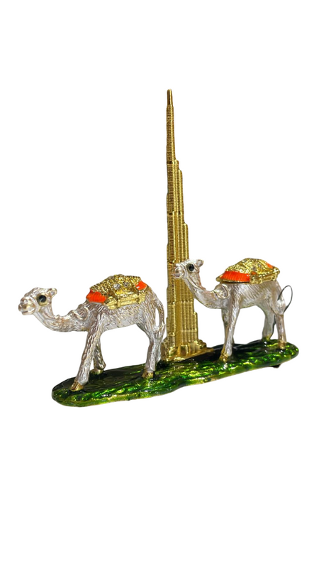 Burj Khalifa Metal with Camel Set