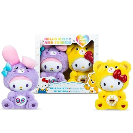 Care Bears X Hello Kitty Plush 2 Pack Hello Kitty As Funsh
