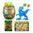 Smashers Nano Jurassic Light Up Dino Egg - Glow-in-the-Dark Mini Dinosaur with Slime, Stickers, and 5+ Surprises - Assorted