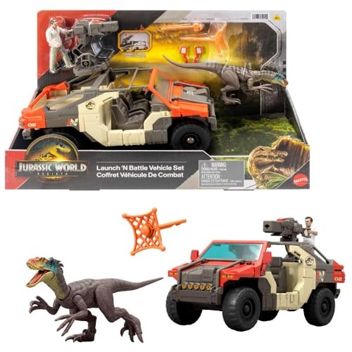 Jurassic World Rebirth Launch & Battle Truck Set