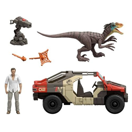 Jurassic World Rebirth Launch N Battle Truck Vehicle Set