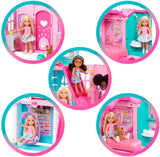 Barbie Chelsea Toy Dollhouse With 15+ Accessories