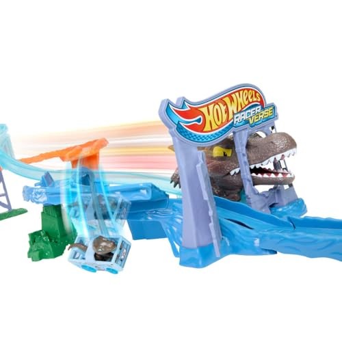 Hot Wheels Racerverse Jurassic World Crash & Splash Playset