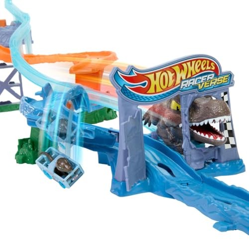 Hot Wheels Racerverse Jurassic World Crash & Splash Playset