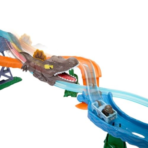 Hot Wheels Racerverse Jurassic World Crash & Splash Playset