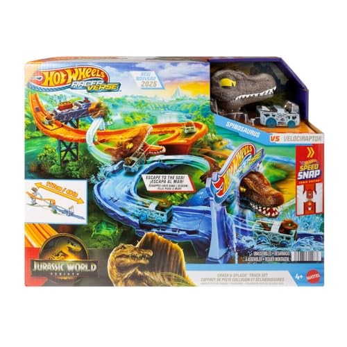 Hot Wheels Jurassic World Crash & Splash Playset