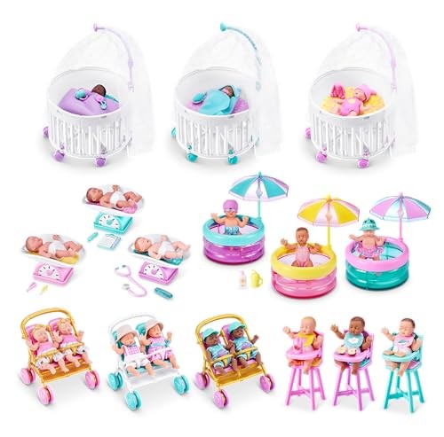 5 Surprise My Mini Baby Series 2 - Ultra-Realistic Collectible Silicone Baby Doll with 5 Mystery Accessories and Nursery Playset - Assorted