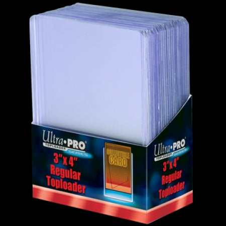 Ultra PRO - 3" X 4" Clear Regular Toploader 25-Count Pack
