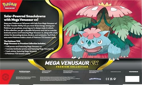 Pokemon TCG Mega Venusaur Ex Premium Collection Box