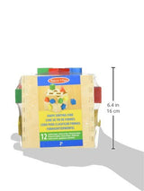 Melissa & Doug Shape Sorting Cube - Classic Wooden Toy with 12 Shapes