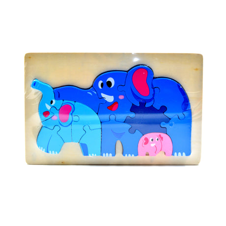 Wooden Jigsaw Puzzle - Elephant