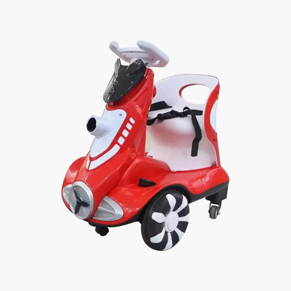 NTECH 6V Ride-On Car for Kids – Bubble Function & Music