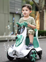 NTECH 6V Ride-On Car for Kids – Bubble Function & Music