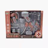 Clinic Equipment 14-Piece Doctor Playset for Kids