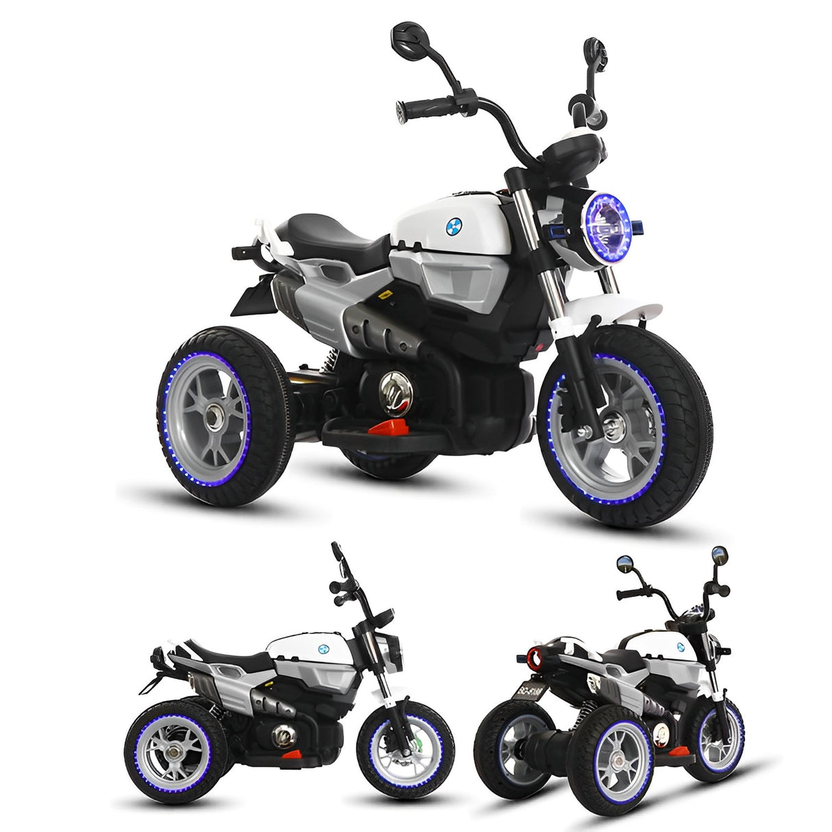 3 - Wheel Ducatti Electric Bike (White)