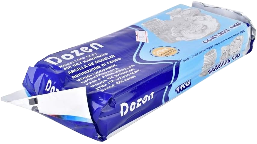 Modeling Clay 1000g - Non-Drying, Reusable Art Clay Bulk