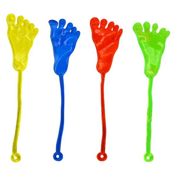 Stretchy Sticky Slimy Foot Toy