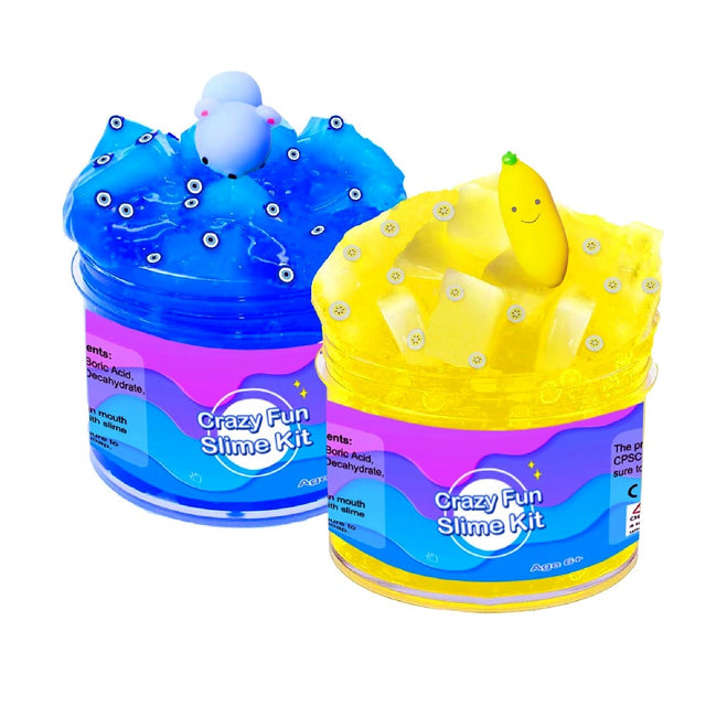 BATURU Non-Sticky Jelly Cube Clear Slime