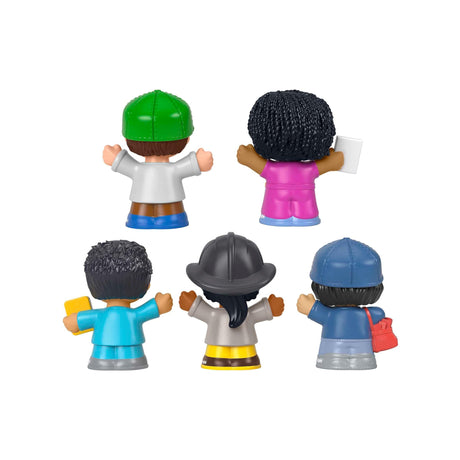 Fisher-Price Little People Community Heroes Figure Set with 5 Characters