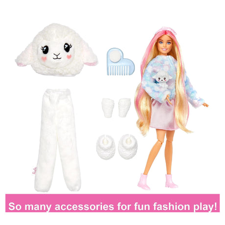 Barbie Cutie Reveal Doll with Blonde Hair & Lamb Costume