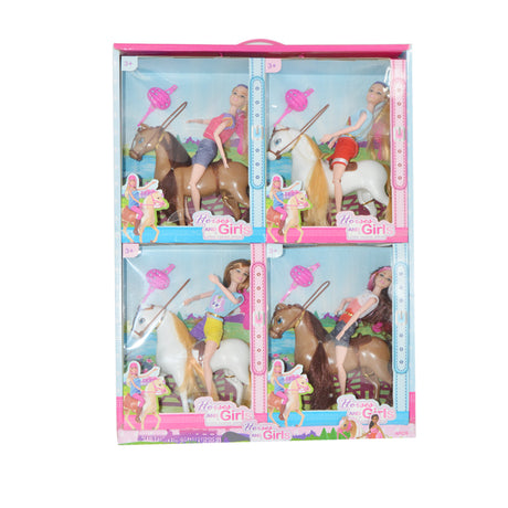Links to DOLL RIDING HORSE ASST 4  by 