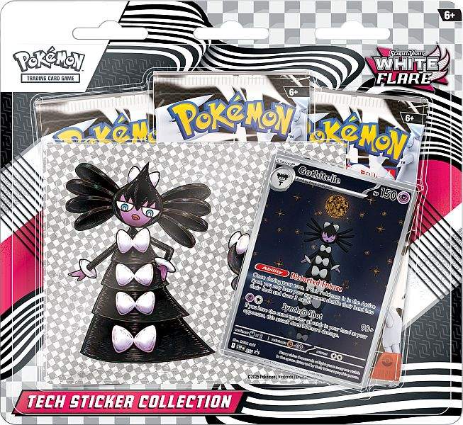 Pokemon TCG Scarlet & Violet 10.5 White flare Tech sticker collection