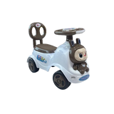 JoyRide Little First Car Ride-On Vehicle – Labubu Themed Push Car (Brown/Pink/Blue)